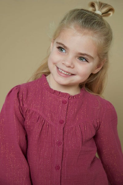 Jubel w25 Blouse - Shine Bright Violet 92300028 W25J3