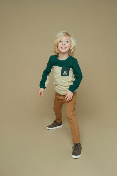 Sturdy w25 Longsleeve - Chasing Trails Groen 71600622 W25S2