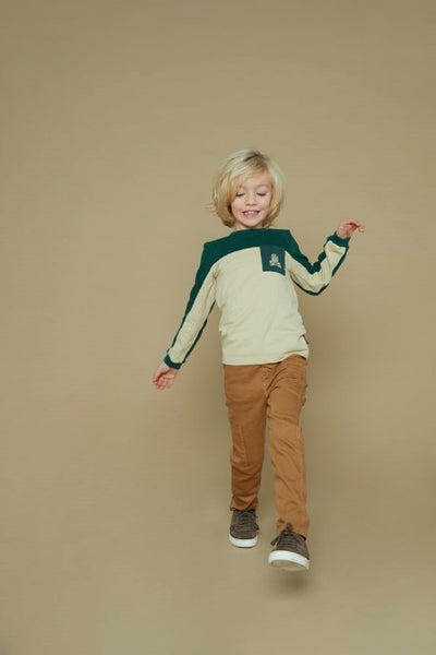 Sturdy w25 Longsleeve - Chasing Trails Groen 71600622 W25S2