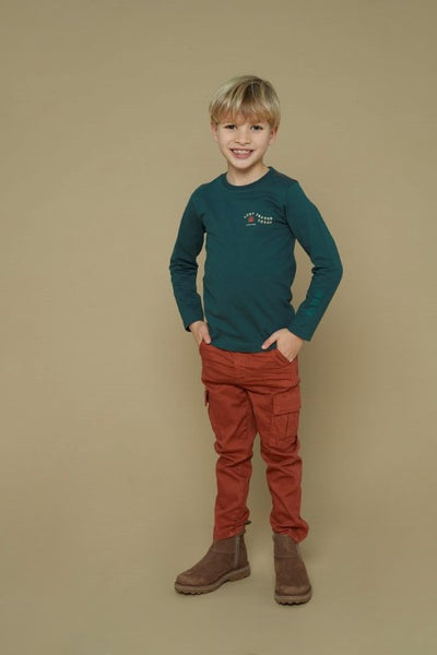 Sturdy w25 Longsleeve - Chasing Trails Petrol 71600626 W25S2