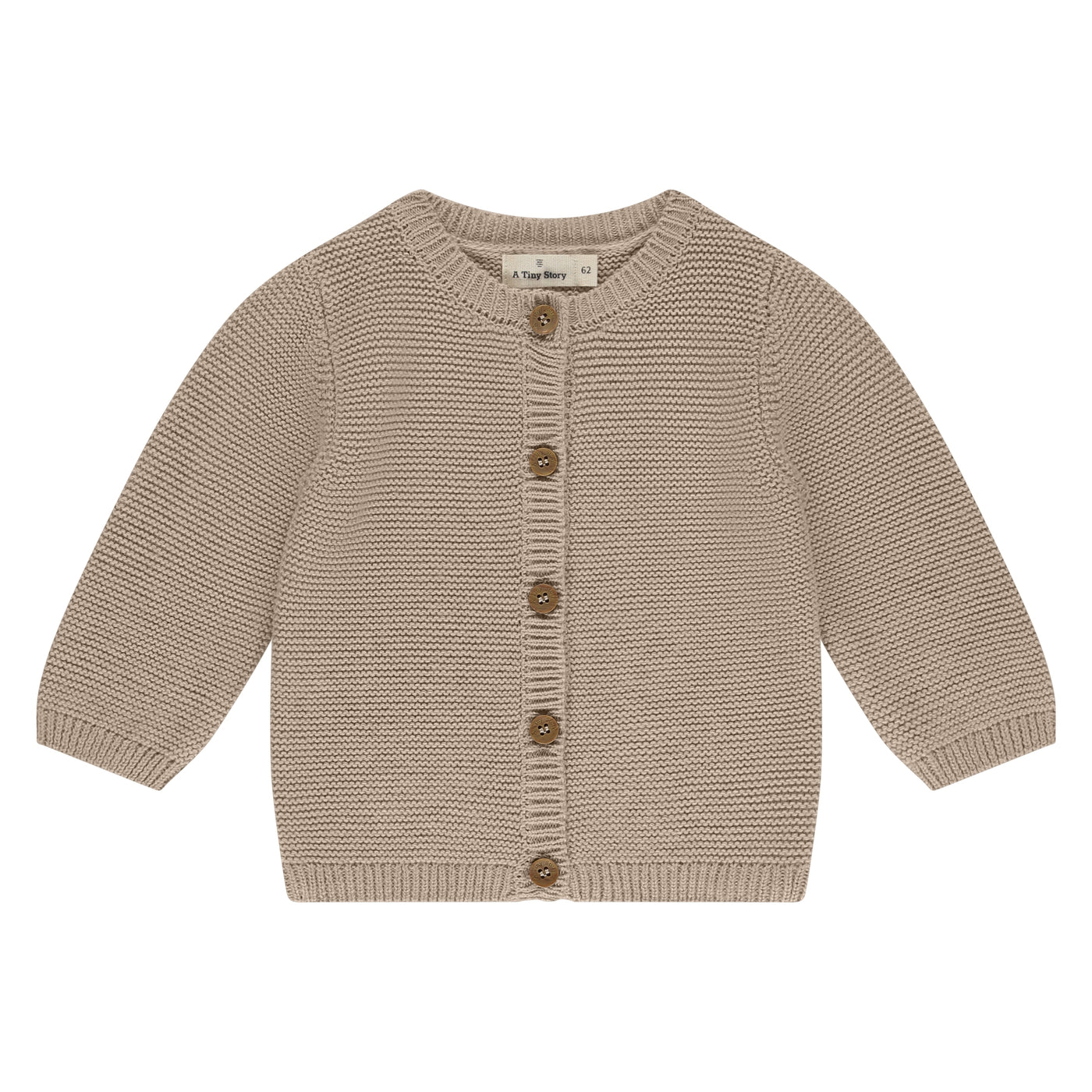 A Tiny Story NOOS baby cardigan outmeal melange TIN00029300 TIN-00001