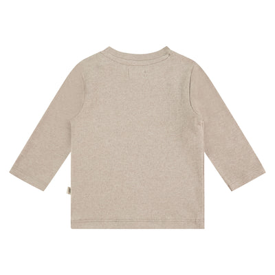 A Tiny Story NOOS baby t-shirt long sleeve outmeal melange TIN00029602 TIN-00001