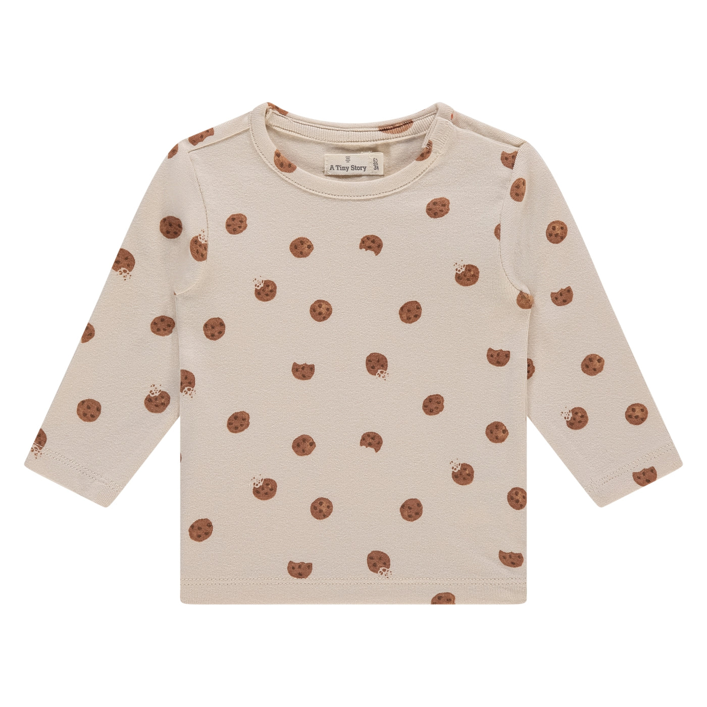A Tiny Story W25 baby t-shirt long sleeve snow TIN25429630