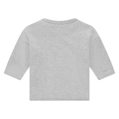 A Tiny Story W25 baby t-shirt long sleeve light grey melange TIN25429638