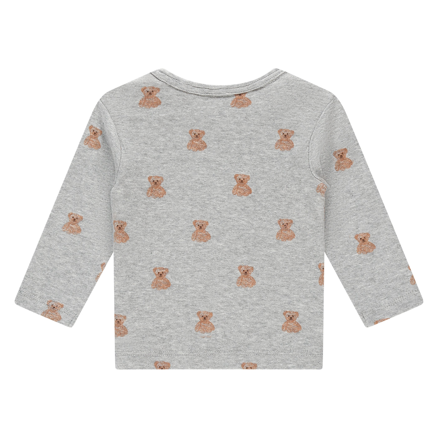 A Tiny Story W25 baby t-shirt long sleeve light grey melange TIN25429631