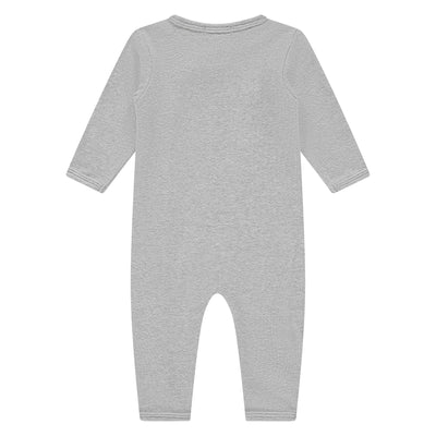 A Tiny Story W25 baby suit long sleeve light grey melange TIN25429730