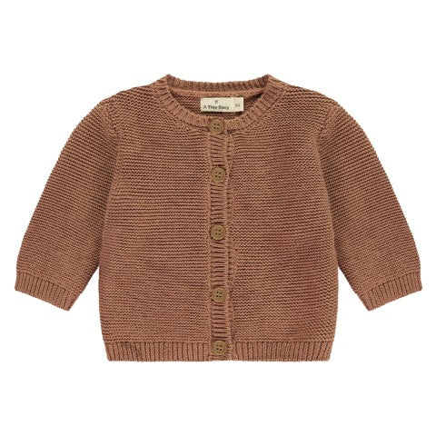 A TINY STORY W24 baby cardigan TIN24429330 mocha