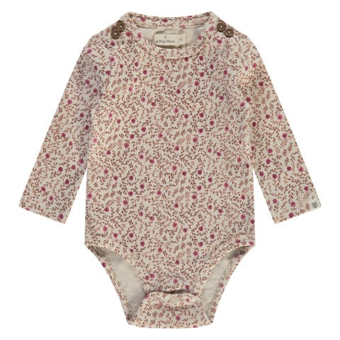 A TINY STORY W24 baby romper long sleeve TIN24429637 pearl