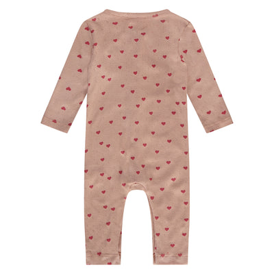 A Tiny Story S25 baby suit long sleeve dusty coral TIN25129731