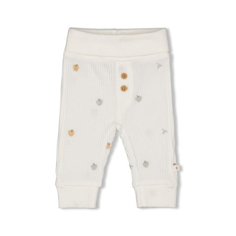 Feetje w24 Broek rib AOP - Autumn Sweetness Offwhite W2410 52202197 600