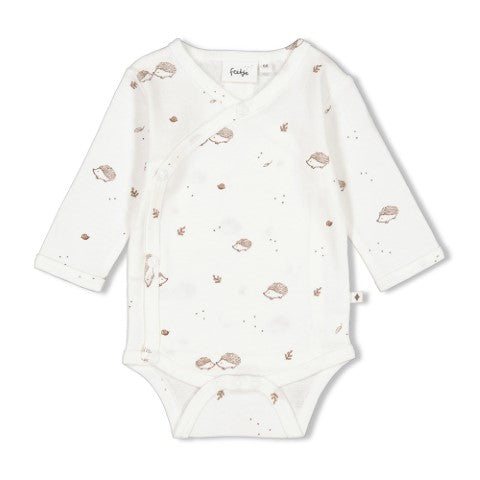 Feetje w24 Romper AOP - Hedge Hugs Offwhite W2412 50200213 600