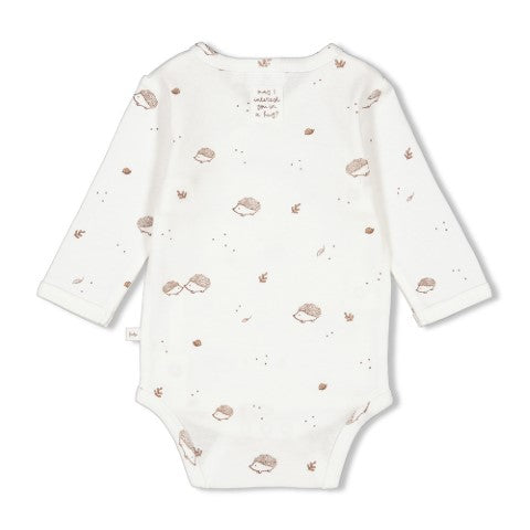 Feetje w24 Romper AOP - Hedge Hugs Offwhite W2412 50200213 600