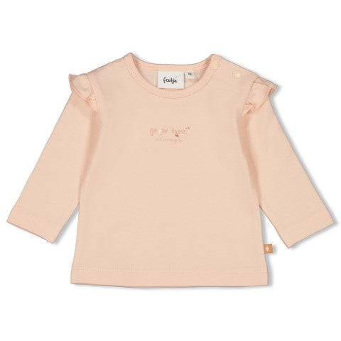 Feetje w24 Longsleeve - Little Rosebud l.Roze W2415 51602355 155