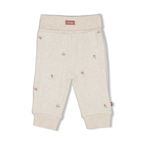 Feetje w24 Broek AOP - Little Rosebud Offwhite melange W2415 52202233 610