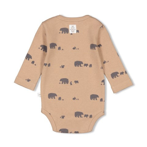 Feetje w24 Romper AOP - Into The Forest Hazelnoot W2416 50200220 440