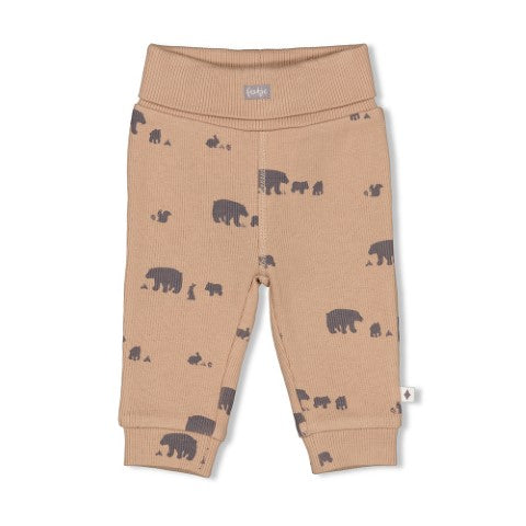 Feetje w24 Broek AOP - Into The Forest Hazelnoot W2416 52202214 440