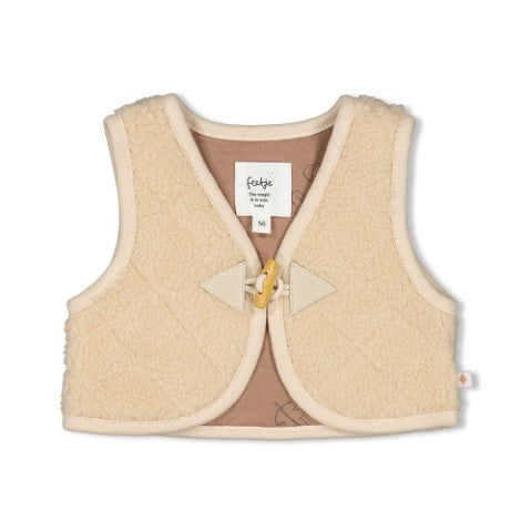 Feetje w24 Teddy gilet - Acorn Offwhite W2418 51200029 600