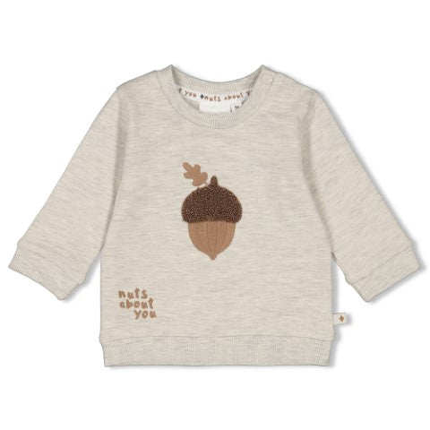 Feetje w24 Sweater - Acorn Grijs melange W2418 51602413 665