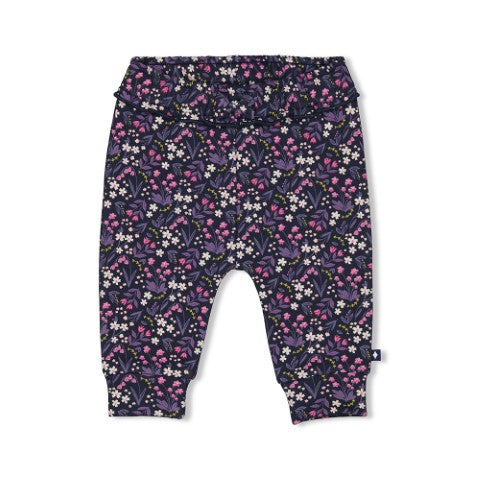 Feetje w24 Broek AOP - Midnight Flowers Marine W2421 52202227 010