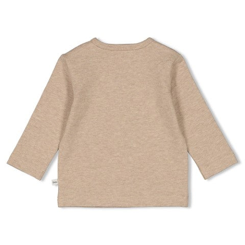 Feetje w24 Longsleeve - Camp Wilderness Taupe melange W2422 51602400 730