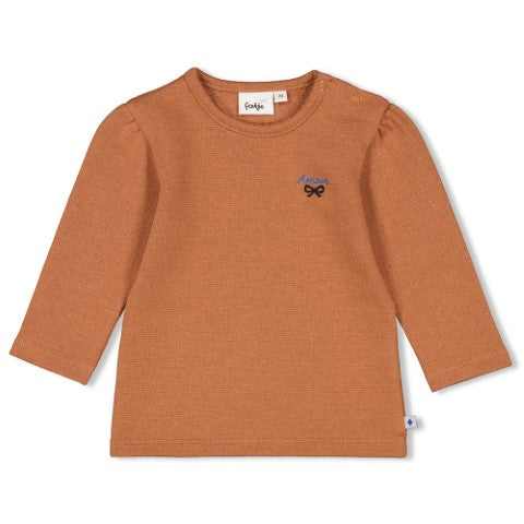 Feetje w24 Longsleeve - Amour Toujours Camel W2435 51602430 455