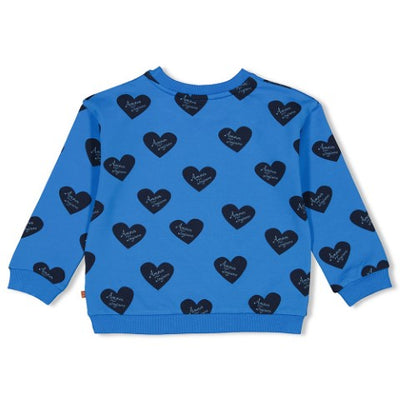 Jubel w24 Sweater AOP - Amour Toujours Blauw W24J1 91600414 015