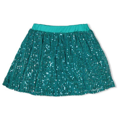 Jubel w24 Pailetten rok - Girls Club Teal W24J2 90600283 095