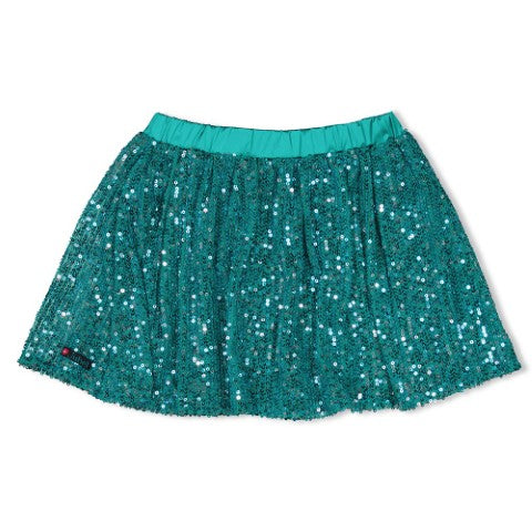 Jubel w24 Pailetten rok - Girls Club Teal W24J2 90600283 095