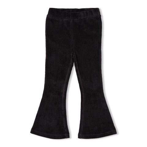 Jubel w24 Flared broek velours rib - Girls Club Antraciet W24J2 92200445 750