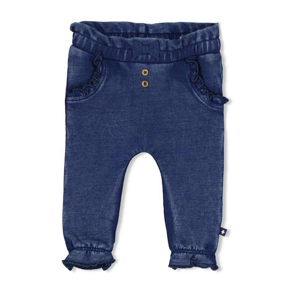 Feetje W25  W2503 Broek ruches jogg denim - Winter Denims Indigo 52202453