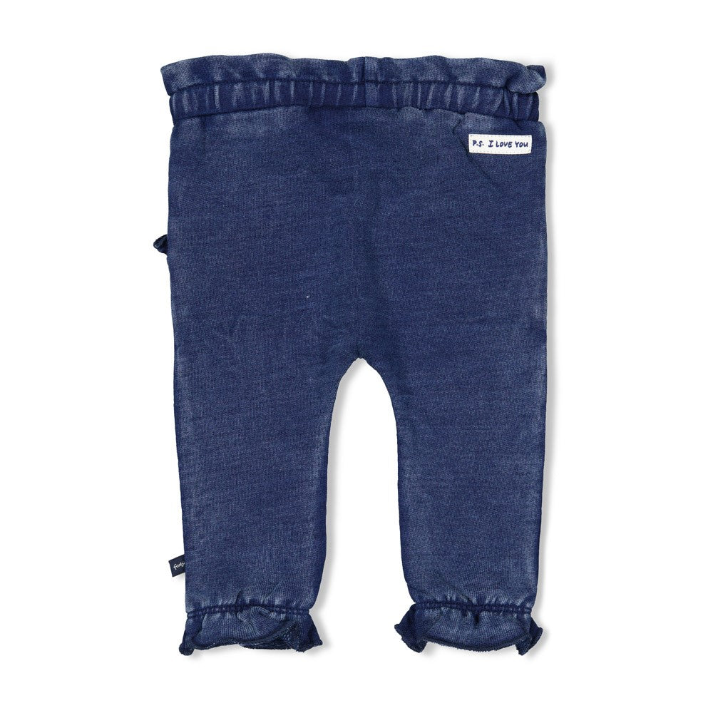 Feetje W25  W2503 Broek ruches jogg denim - Winter Denims Indigo 52202453