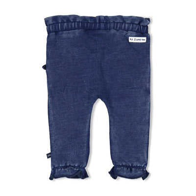 Feetje W25  W2503 Broek ruches jogg denim - Winter Denims Indigo 52202453