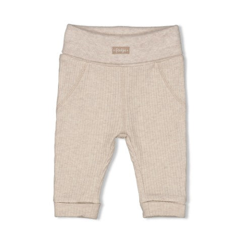Feetje W25  W2510 Broek rib - Dear Autumn Taupe melange 52202370