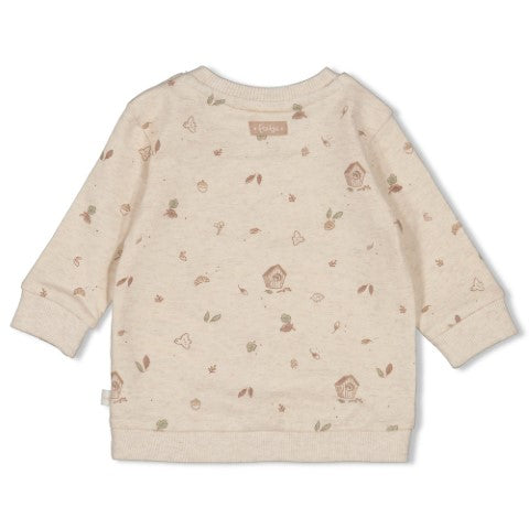 Feetje W25  W2511 Sweater AOP - Fall Favorites Offwhite melange 51602659
