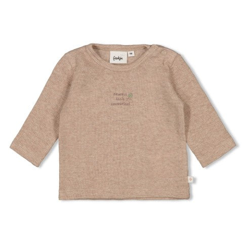 Feetje W25  W2511 Longsleeve rib - Fall Favorites Hazelnoot melange 51602661