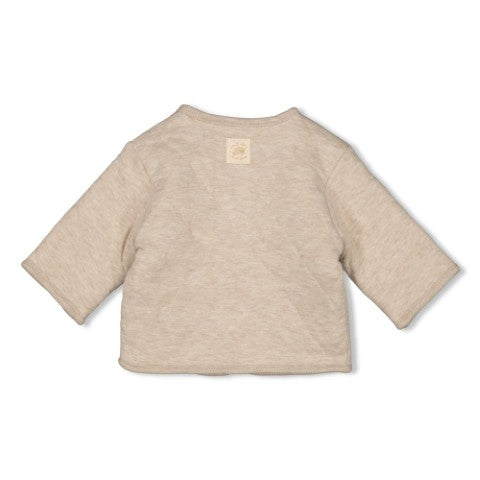 Feetje W25  W2512 Omkeerbaar jasje - Sleepy Sheepy Taupe melange 51300526