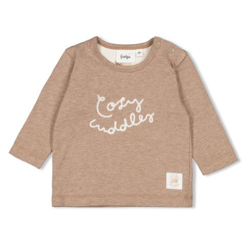 Feetje W25  W2512 Longsleeve - Sleepy Sheepy Bruin melange 51602566