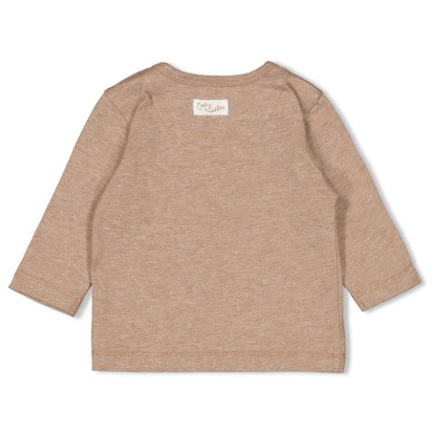 Feetje W25  W2512 Longsleeve - Sleepy Sheepy Bruin melange 51602566