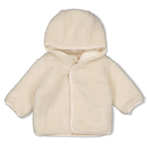 Feetje W25  W2512 Omkeerbaar teddy jasje met capuchon - Sleepy Sheepy Creme 51800350