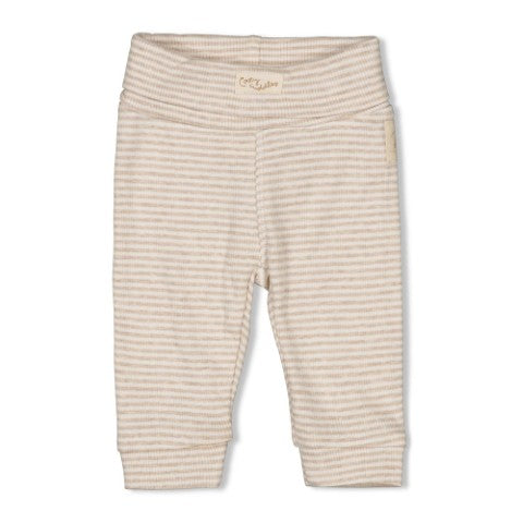 Feetje W25  W2512 Broek rib met streep - Sleepy Sheepy Taupe melange 52202373