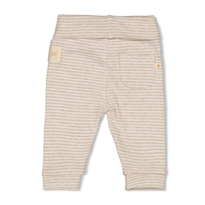 Feetje W25  W2512 Broek rib met streep - Sleepy Sheepy Taupe melange 52202373