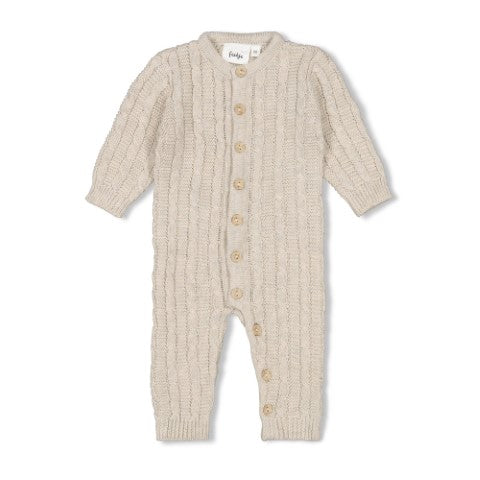 Feetje W25  W2513 Pak gebreid - The Knits Taupe melange 50800126