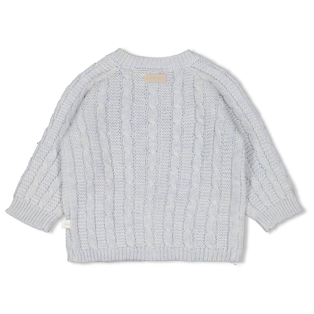 Feetje W25  W2513 Vestje gebreid - The Knits Blauw melange 51300538