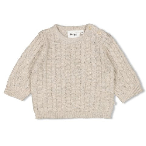 Feetje W25  W2513 Sweater gebreid - The Knits Taupe melange 51602679