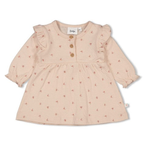 Feetje W25  W2515 Jurk AOP - Morning Sun l.Roze 51400559