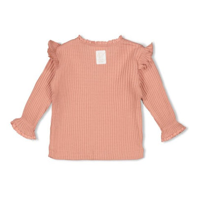 Feetje W25  W2515 Longsleeve ajour rib - Morning Sun Roze 51602596