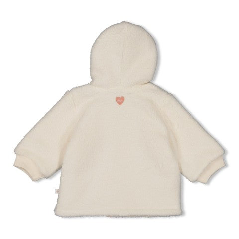 Feetje W25  W2515 Teddy jasje met capuchon - Morning Sun Offwhite 51800352