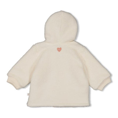 Feetje W25  W2515 Teddy jasje met capuchon - Morning Sun Offwhite 51800352