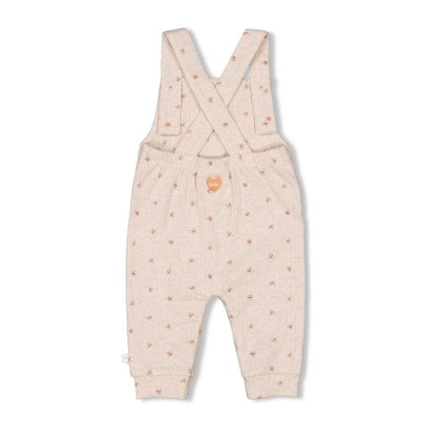 Feetje W25  W2515 Tuinbroek rib AOP - Morning Sun Taupe melange 52000130