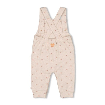 Feetje W25  W2515 Tuinbroek rib AOP - Morning Sun Taupe melange 52000130